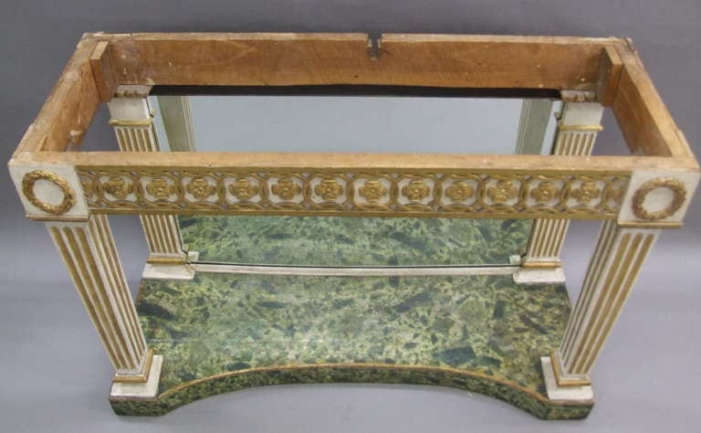 Italian Neoclassical Console Table For Sale 2