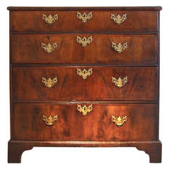 East Anglian Walnut George I Walnut Chest of Drawers