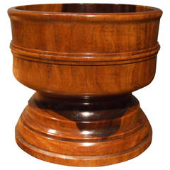 English 19th Century Treen Salt 5