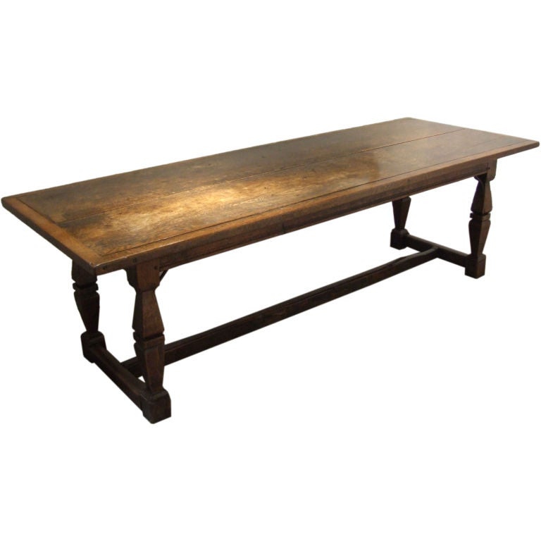 Fine 17th c. English Oak Refectory Table