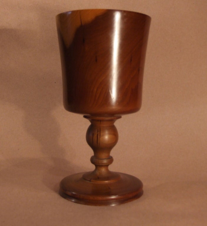 wooden goblet