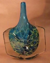 Vintage Iconic Mdina "Lollipop" Vase
