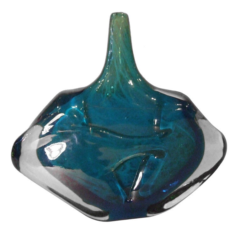 Mdina Glass "Fish" Vase