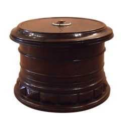 Early 19th Century Walnut Engine Turned Box