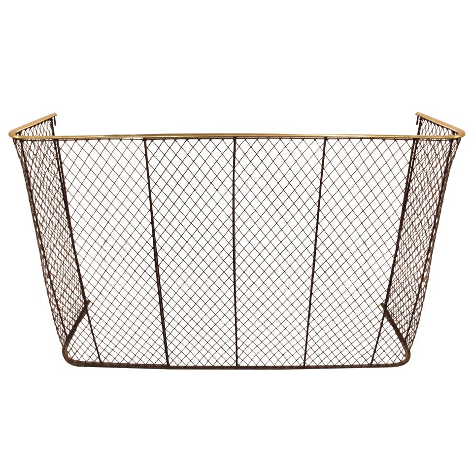 Overscale Wrought Iron Mesh Screen