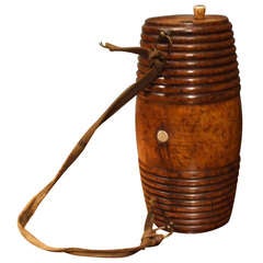Early 19th Century Swedish Turned "Dummy" Keg 7