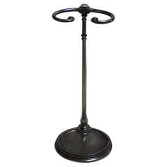 Fine English 19th Century Steel Fire Tool Stand