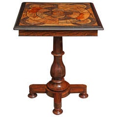William IV Specimen Wood Side Table
