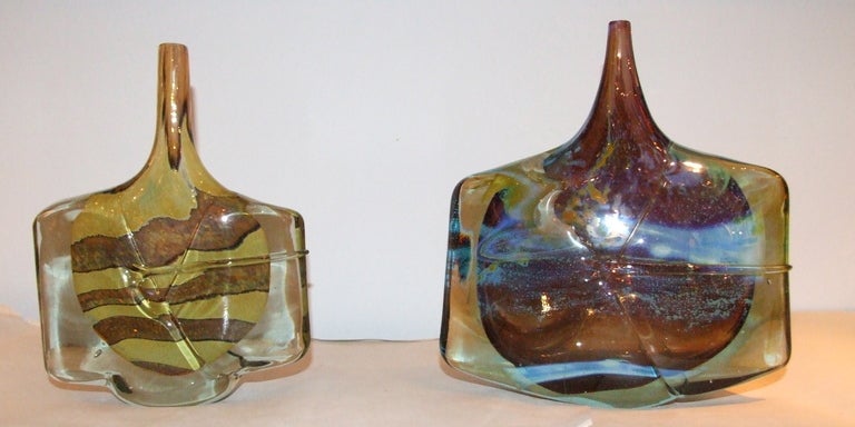 Two 1960's Mdina glass 