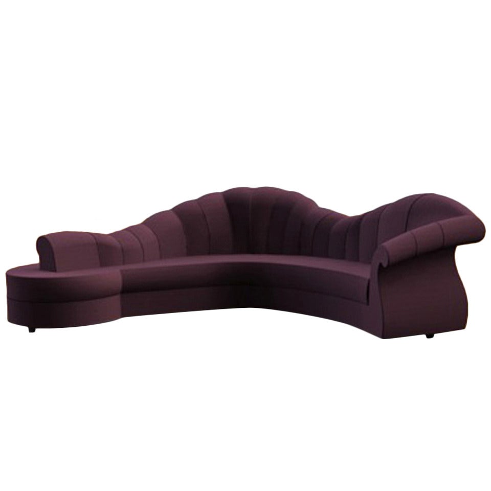 Custom Designed Maurice Villency Three Part Sectional