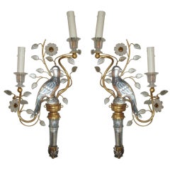 A pair of Bagues Sconces