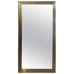 Rectangular Reeded Bronze Mirror 5