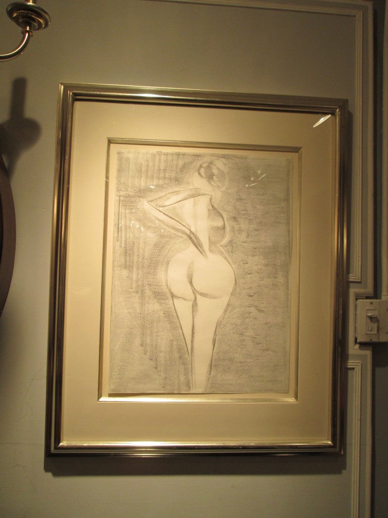 Nude Charcoal, (Paul Puccio 1934-