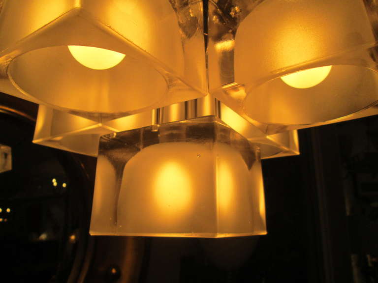 Gaetano Sciolari Ice Cube Chandelier 2