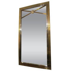 Bronze and Chrome Rectangular Mirror 12