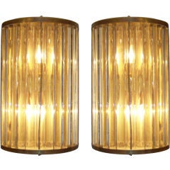 Pair Venetian Sconces by Salviati