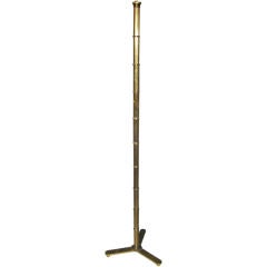 Brass, Faux-Bamboo Floor lamp