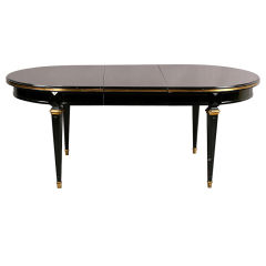 Louis XVI style ebonized dining table