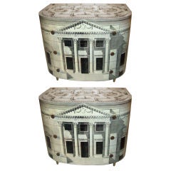 A Pair of Piero Fornasetti Commode/ Chest