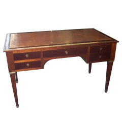 Exquisite Directoire-Style Leather-Top Desk