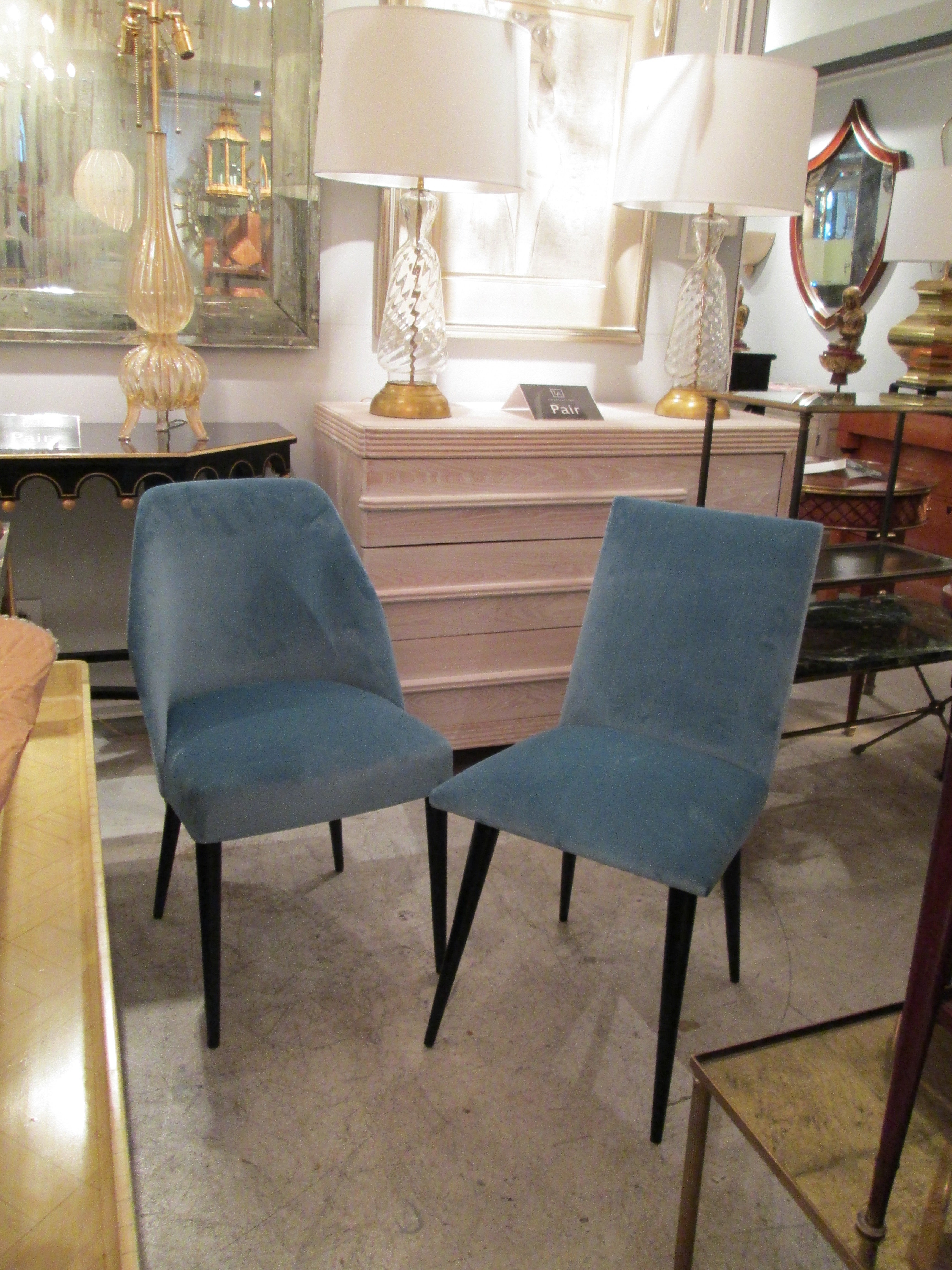 Pair of Italian Mid-Century Modern Chairs