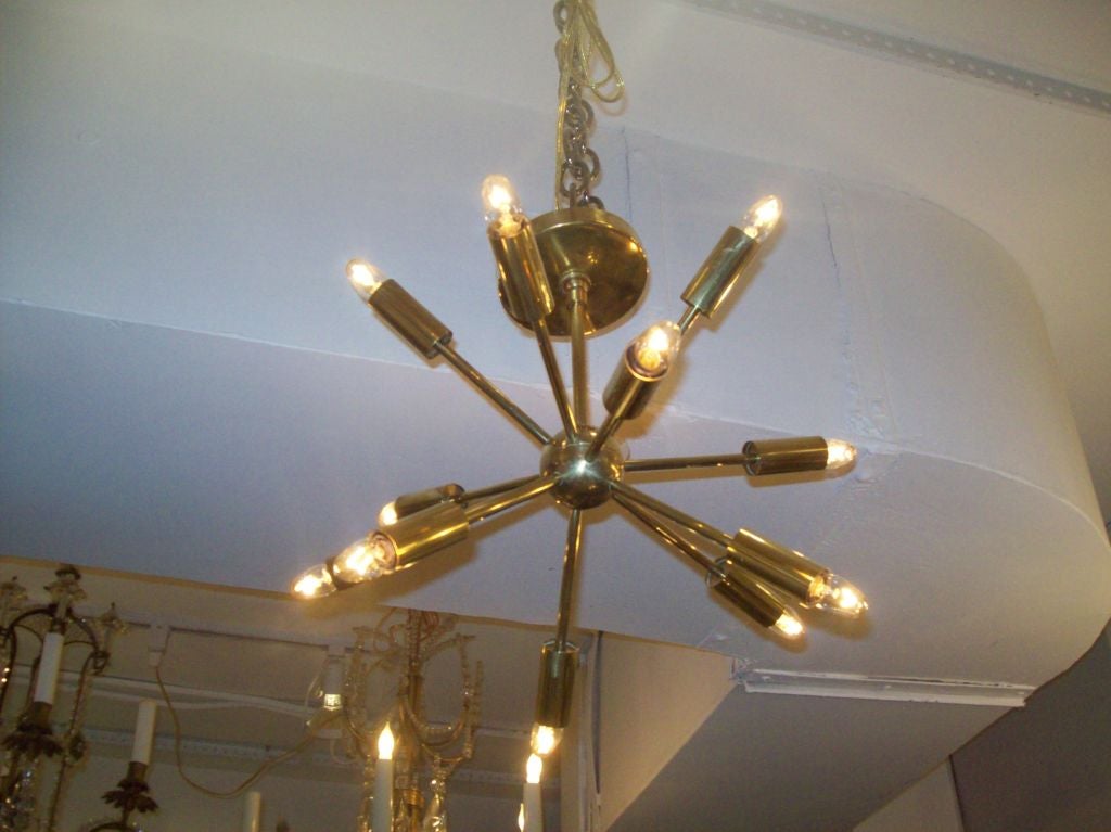 12 light sputnik chandelier