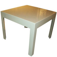 Lacquered Parson's Style  Table