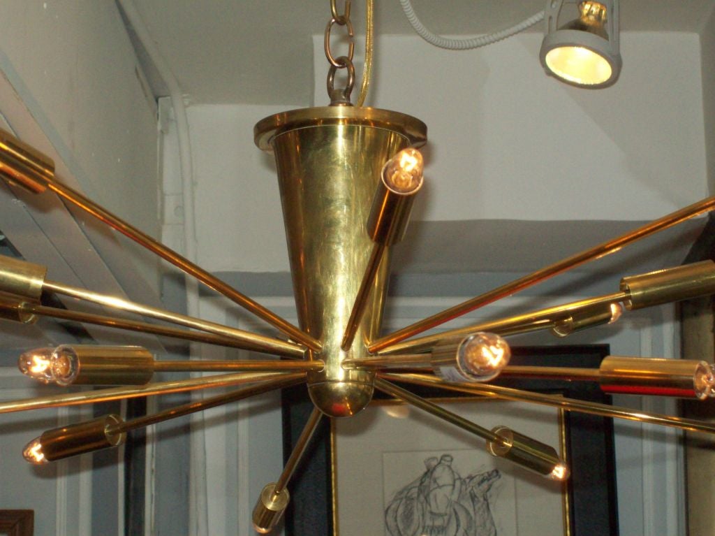14 Light Brass Sputnik
