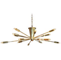 14 Light Brass Sputnik