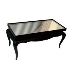 French 40
s Mirrored-Top Coffee Table