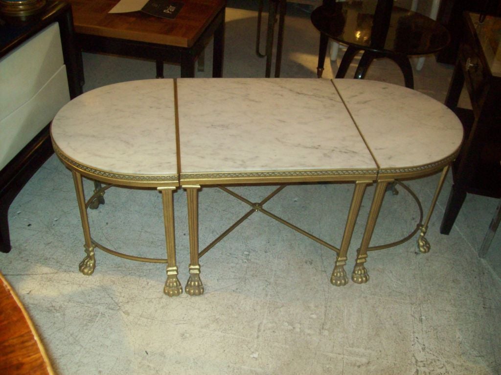 Gilt- Bronze Coffee Table in the Regency Manner