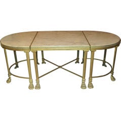Gilt- Bronze Coffee Table in the Regency Manner Gilt- Bronze Coffee Table in the Regency Manner