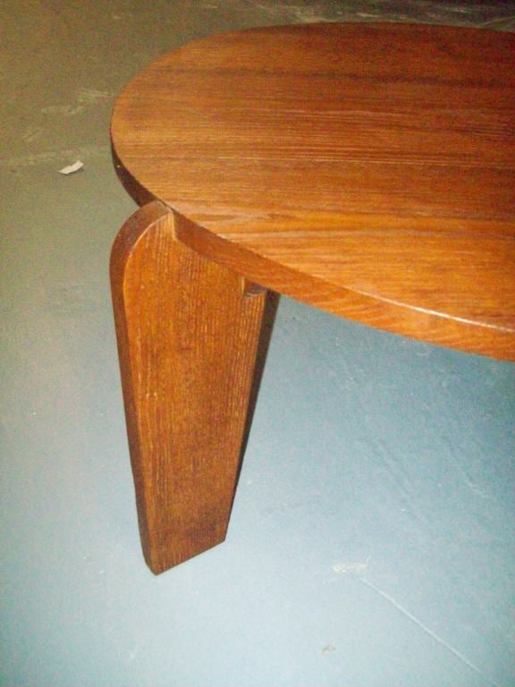 20th Century A coffee table/cocktail table in the Jean  Prouve Manner