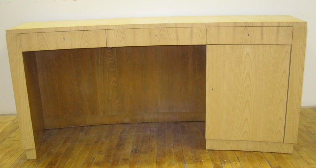 An early modernist 'BIRKA' desk designed by Axel Einar Hjorth circa 1933 for Nordiska Kompaniet made by Nordiska Kompaniet
This is a rare large version of this sought after desk.

Axel Einar Hjorth (1888-1959) was a leading Swedish designer of