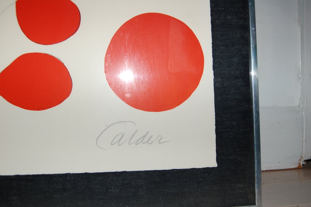 Alexander Calder (American 1898-1976)
Untitled
Color lithograph
30.5 x 22 inches (77.5 x 55.9 cm)
Numbered 1/115 and Signed