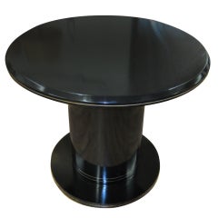 Exquisite Art Deco Style Center Table On Pedestal Base