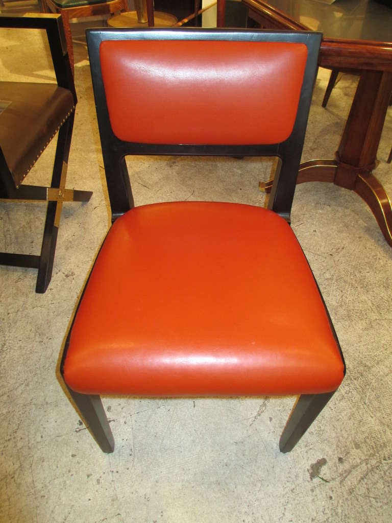 American Pair of Ed Wormley Chairs For Sale