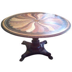 Antique Anglo-Indian Inlaid Table
