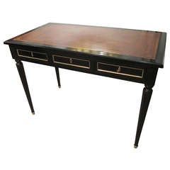 French Directoire Style Ebonized Desk