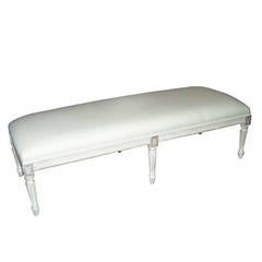 Louis XVI-Style Long Bench 10