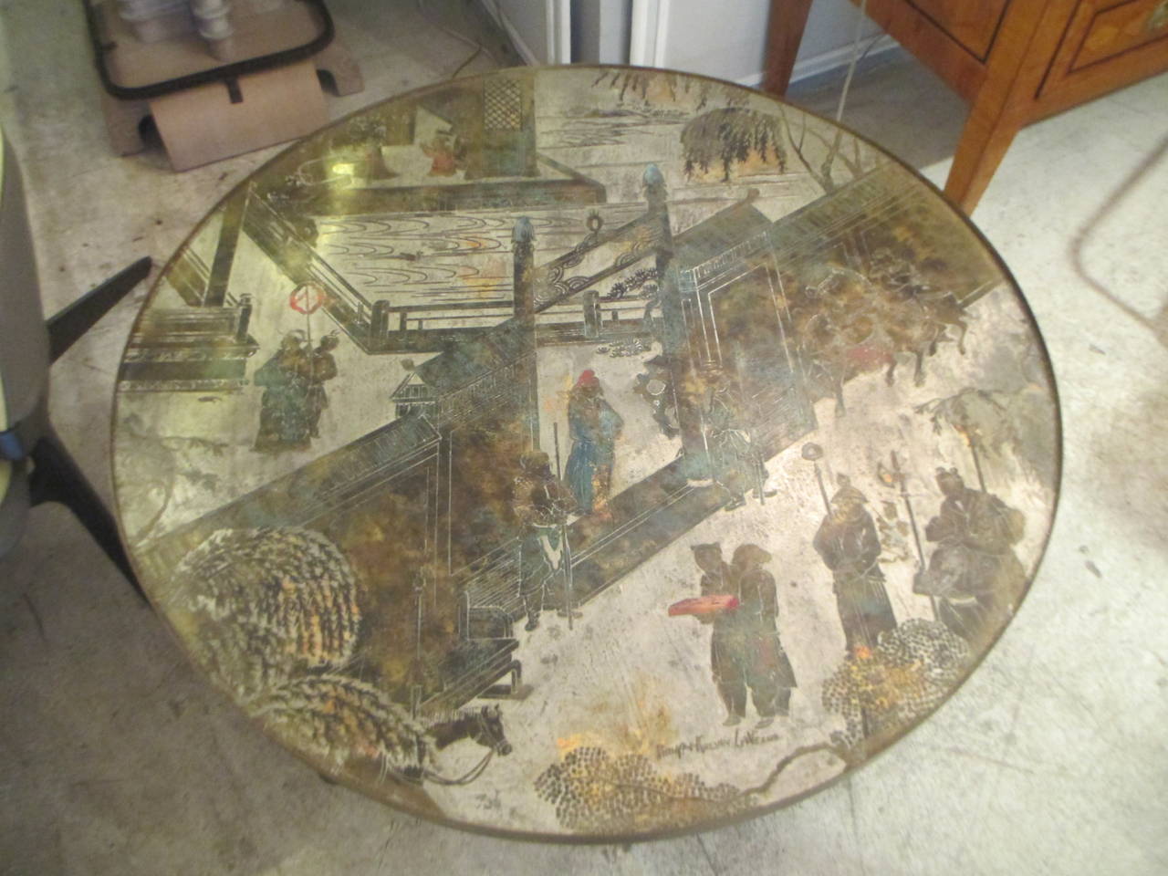 Chinoiserie Philip and Kelvin LaVerne Bronze Patinated Coffee Table