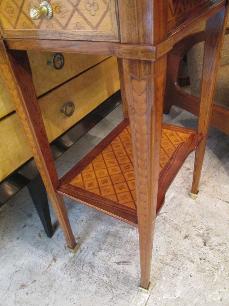 19th Century Exquisite Pair of Parquetry Tables