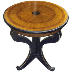 Biedermeier Style Table on Splayed Legs 1