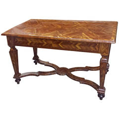 Parquetry Center Table in the Manner of William and Mary 9