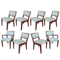 A set of 8 Edward  Wormley Dining Chairs