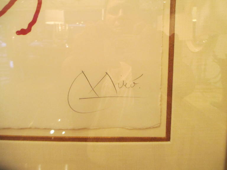 20th Century Joan Miro (Spanish 1893-1983)  