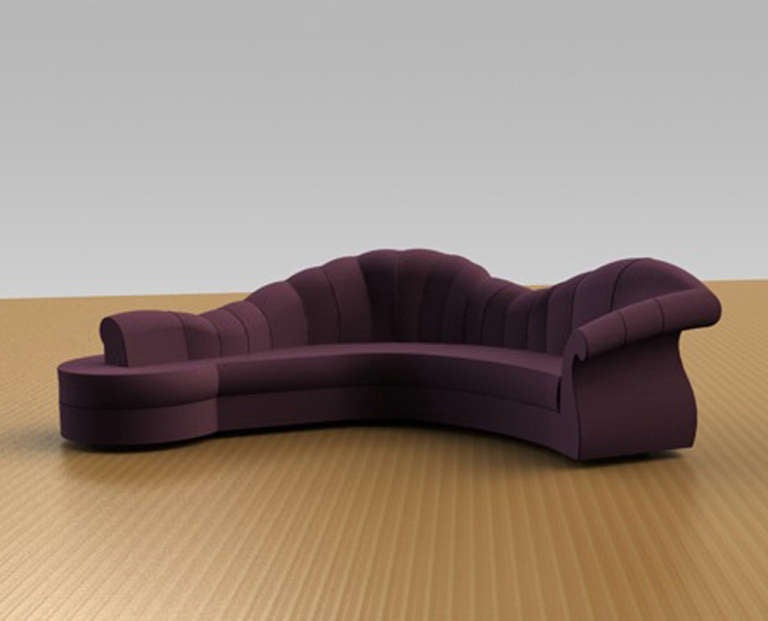 Custom Designed Maurice Villency Three part Sectional
