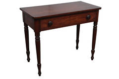 19th c. English Walnut Writing Table