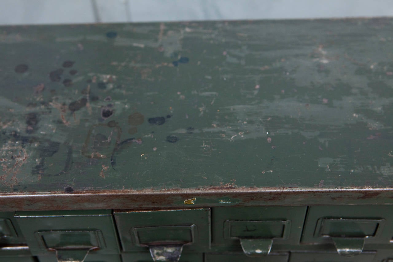 Painted Industrial Metal Cabinet