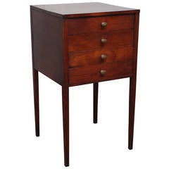 Antique Federal Four-Drawer Side Table